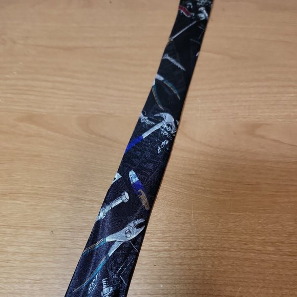 Home Improvement Tool Time TV Show Neck Tie Vintage 1990s Tim Allen/Al Borland - Picture 4 of 7